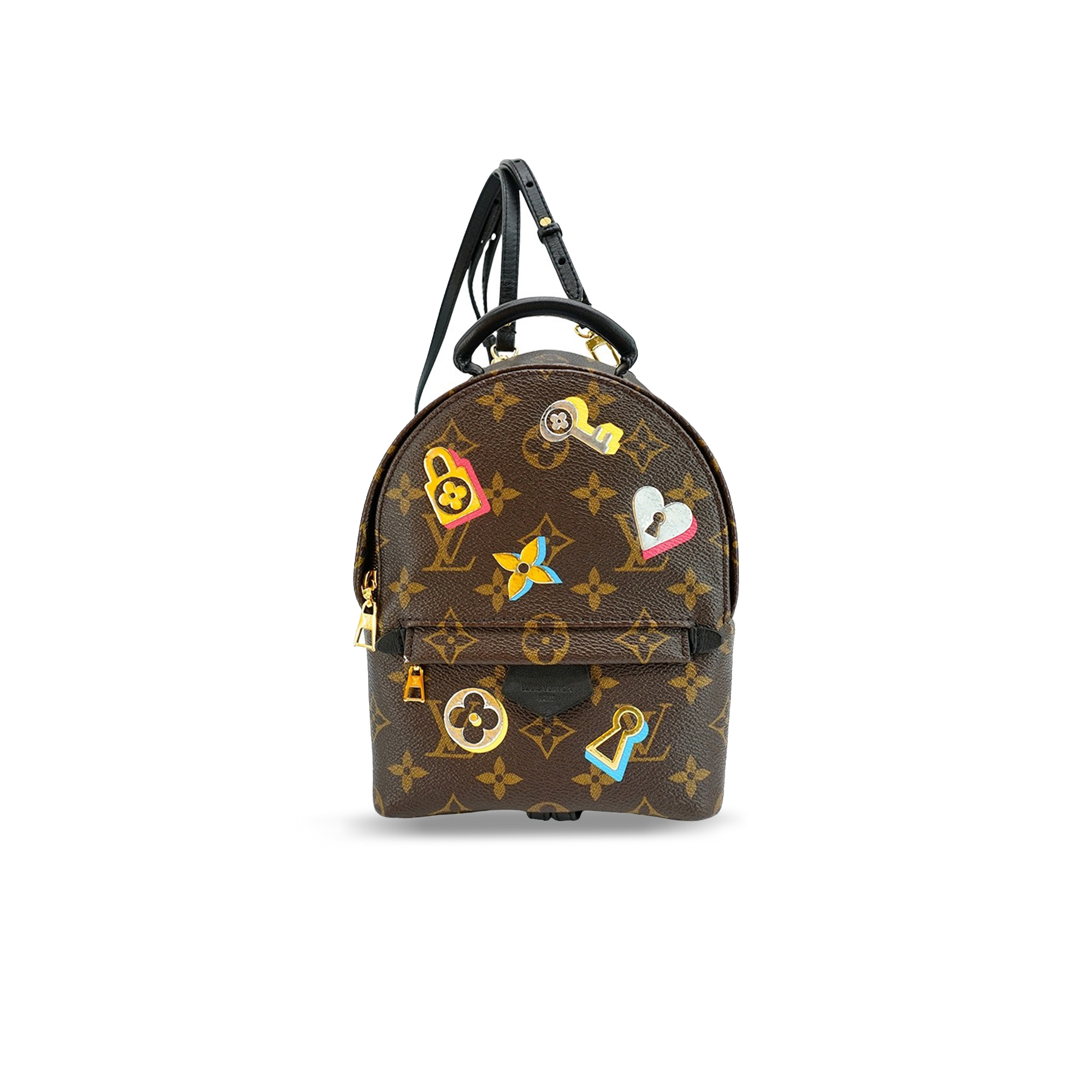 LOUIS VUITTON MASTER PALM SPRINGS MINI MONOGRAM LOVE LOCK M44367 (22*15*9cm)